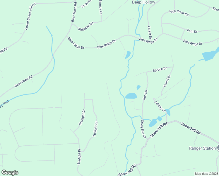 map of restaurants, bars, coffee shops, grocery stores, and more near 244 Spring Run Lane in Cresco