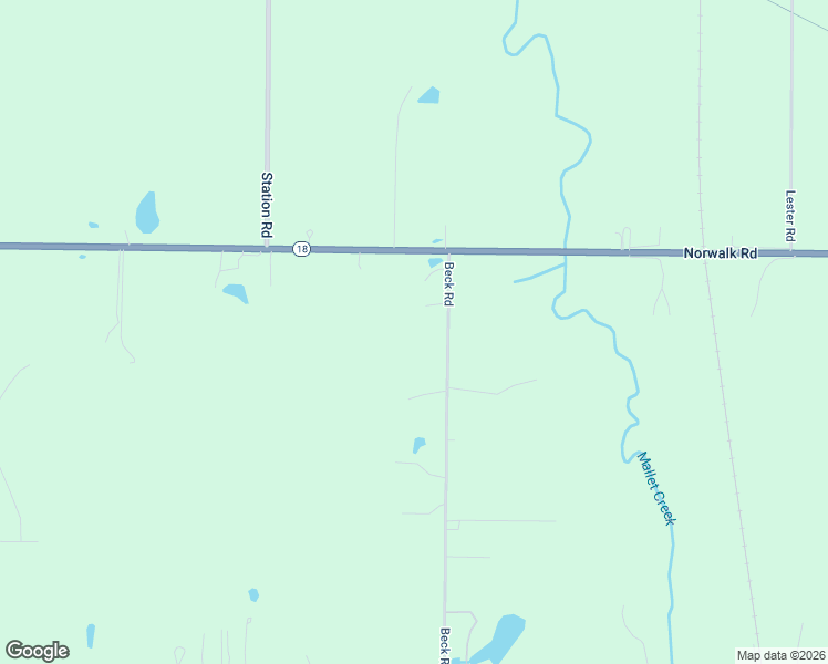 map of restaurants, bars, coffee shops, grocery stores, and more near 4020 Beck Road in Medina