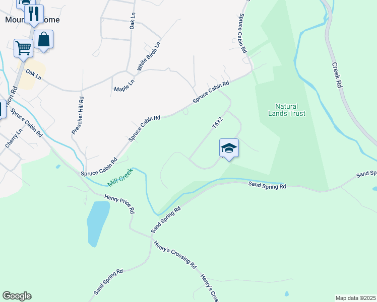 map of restaurants, bars, coffee shops, grocery stores, and more near 4298 High Road in Cresco