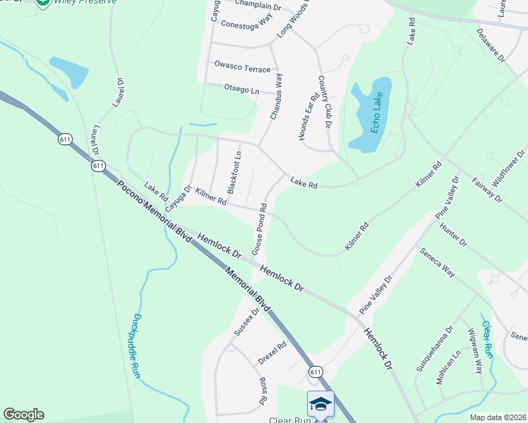 map of restaurants, bars, coffee shops, grocery stores, and more near 7056 Kilmer Road in Monroe County