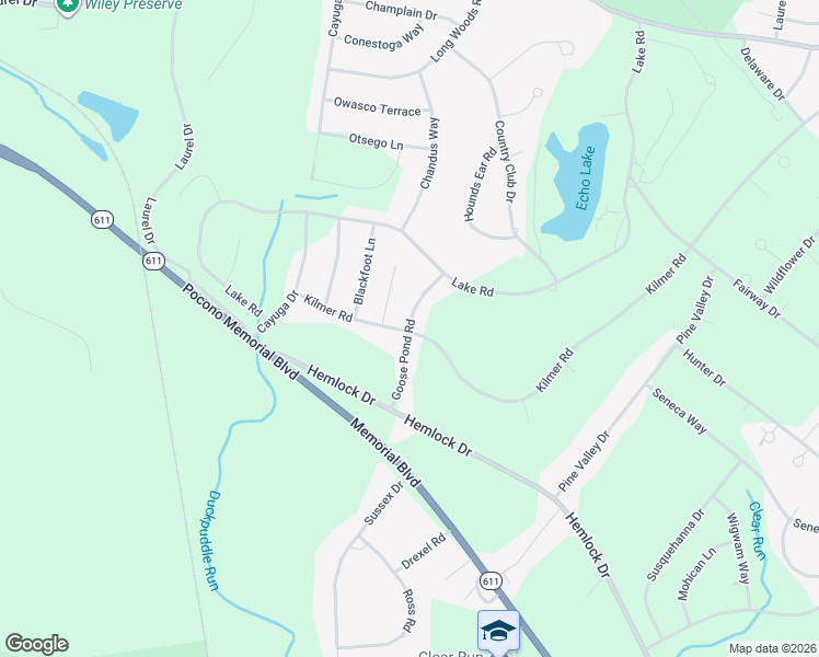 map of restaurants, bars, coffee shops, grocery stores, and more near 7723 Apple Lane in Tobyhanna