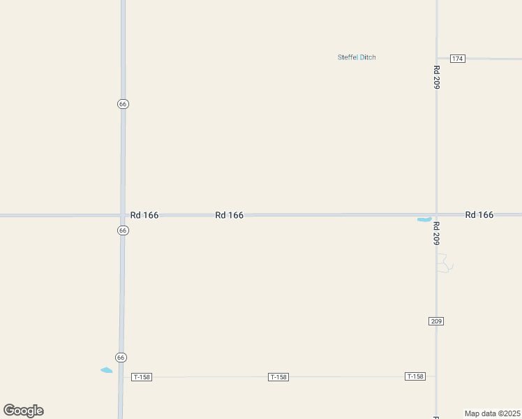 map of restaurants, bars, coffee shops, grocery stores, and more near 23443 Road 166 in Oakwood