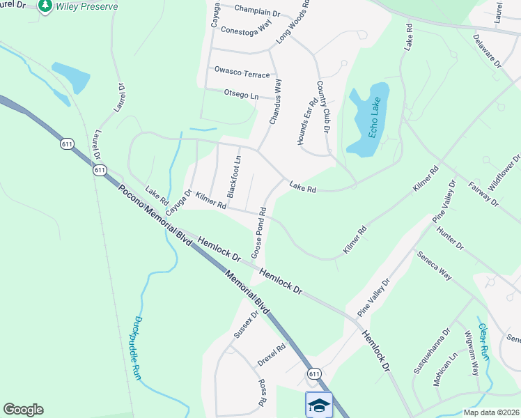 map of restaurants, bars, coffee shops, grocery stores, and more near 7723 Apple Lane in Tobyhanna