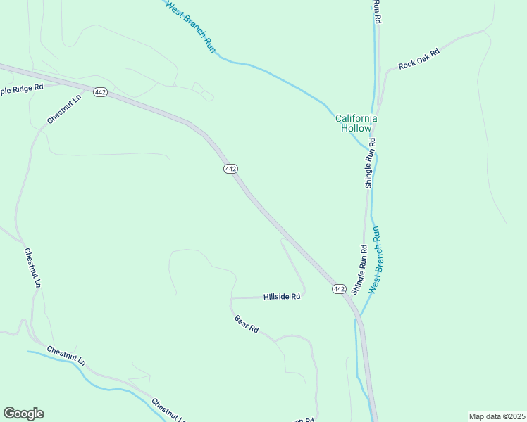 map of restaurants, bars, coffee shops, grocery stores, and more near Pennsylvania 442 in Millville