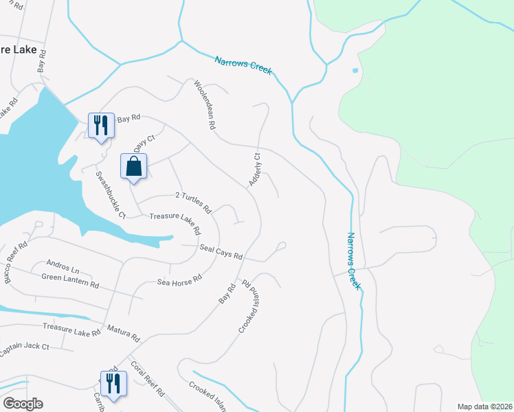 map of restaurants, bars, coffee shops, grocery stores, and more near 3259 Bay Rd in DuBois