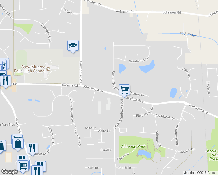 map of restaurants, bars, coffee shops, grocery stores, and more near 1323 Sunset Way Cir in Kent