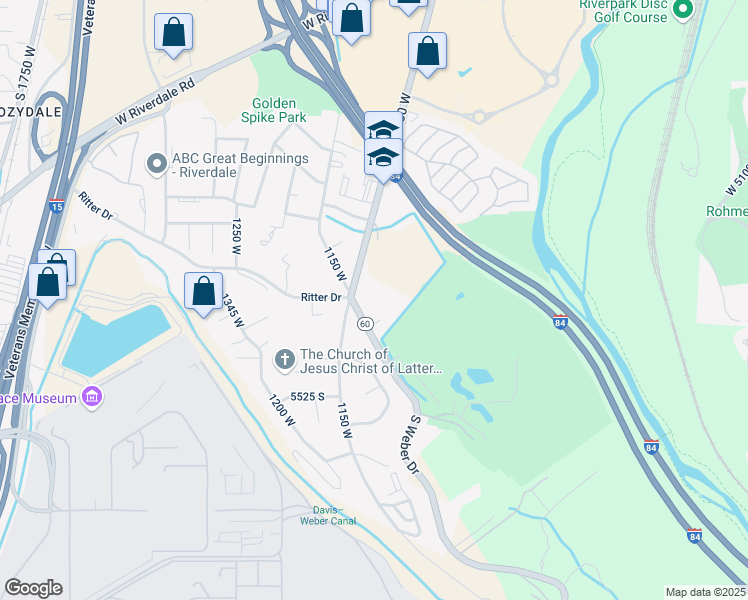 map of restaurants, bars, coffee shops, grocery stores, and more near in Riverdale