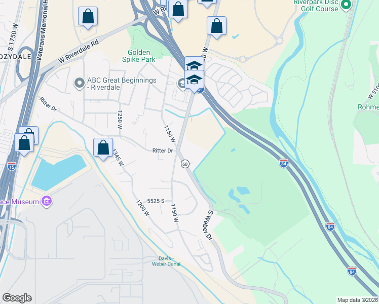 map of restaurants, bars, coffee shops, grocery stores, and more near in Riverdale