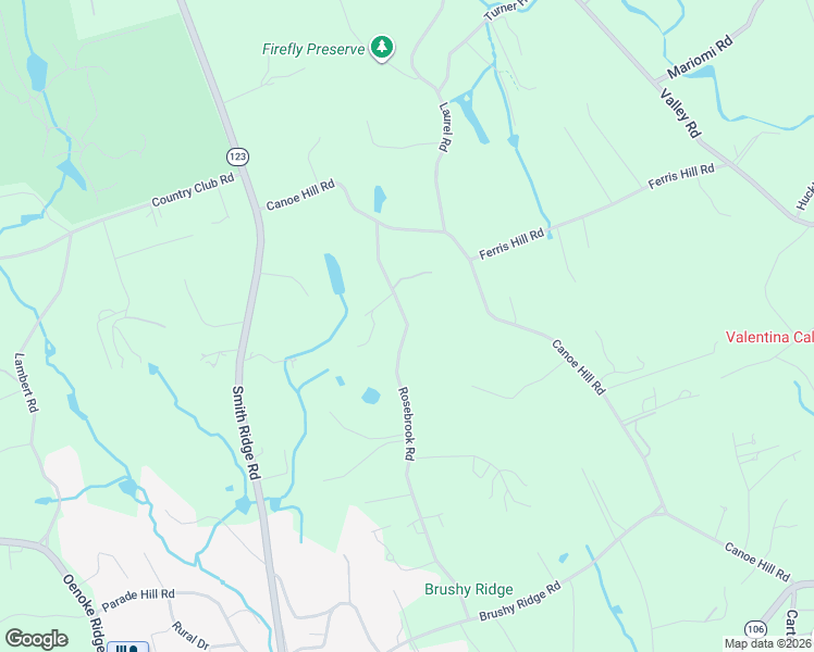 map of restaurants, bars, coffee shops, grocery stores, and more near 279 Rosebrook Road in New Canaan