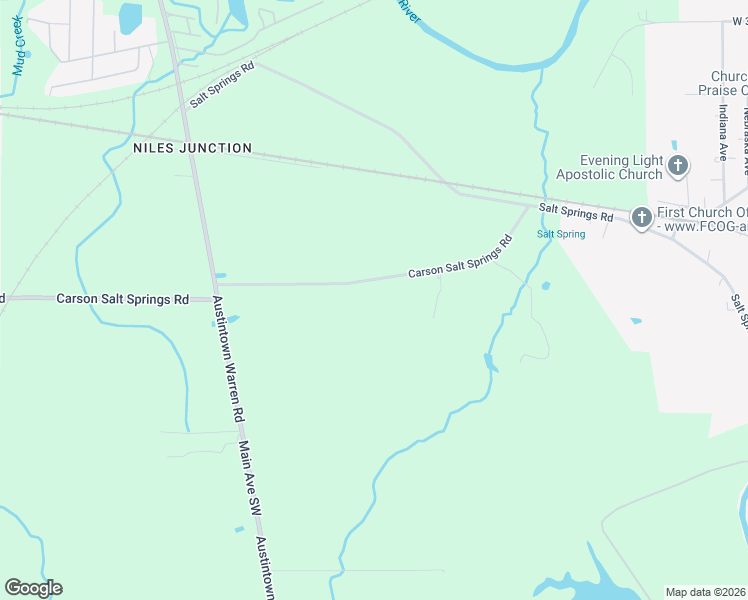 map of restaurants, bars, coffee shops, grocery stores, and more near 604 Carson Salt Springs Road in Mineral Ridge