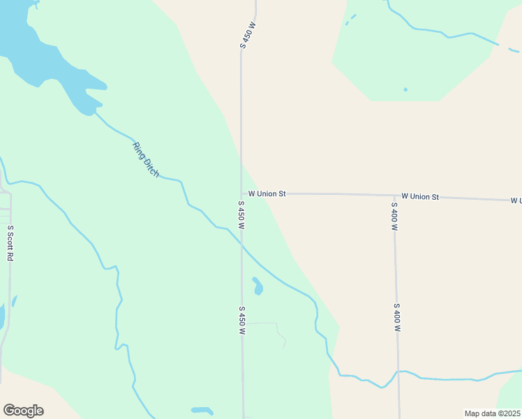 map of restaurants, bars, coffee shops, grocery stores, and more near 4500-4650 South 450 West in Claypool