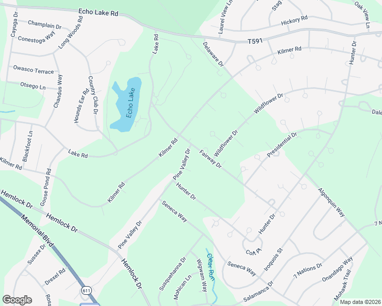 map of restaurants, bars, coffee shops, grocery stores, and more near 2516 Pine Valley Rd in Monroe