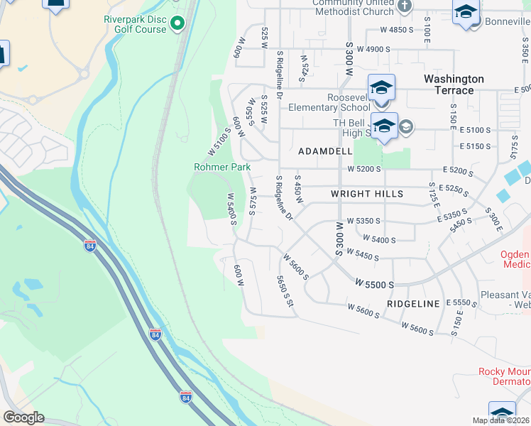 map of restaurants, bars, coffee shops, grocery stores, and more near in WASHINGTON TR