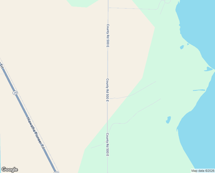 map of restaurants, bars, coffee shops, grocery stores, and more near County Road 500 East in Putnam County