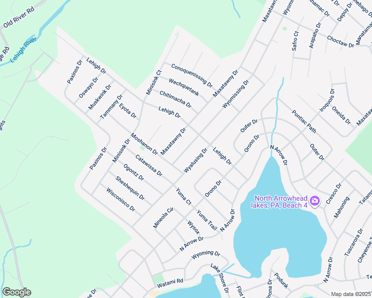 map of restaurants, bars, coffee shops, grocery stores, and more near 1581 Arrowhead Lk in Monroe