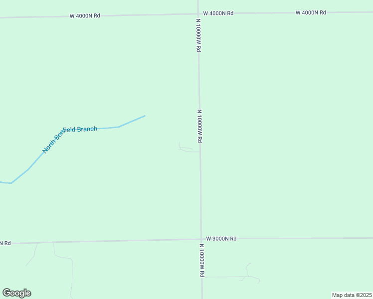 map of restaurants, bars, coffee shops, grocery stores, and more near 3388 North 10000W Road in Bonfield