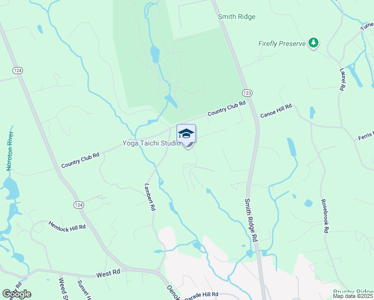 map of restaurants, bars, coffee shops, grocery stores, and more near in New Canaan
