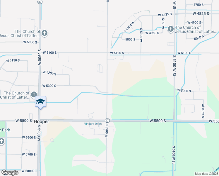 map of restaurants, bars, coffee shops, grocery stores, and more near 5282 South 5500 West in Hooper