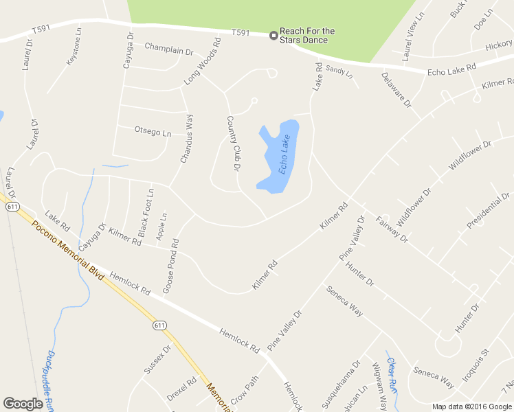 map of restaurants, bars, coffee shops, grocery stores, and more near 898 Country Club Drive in Tobyhanna