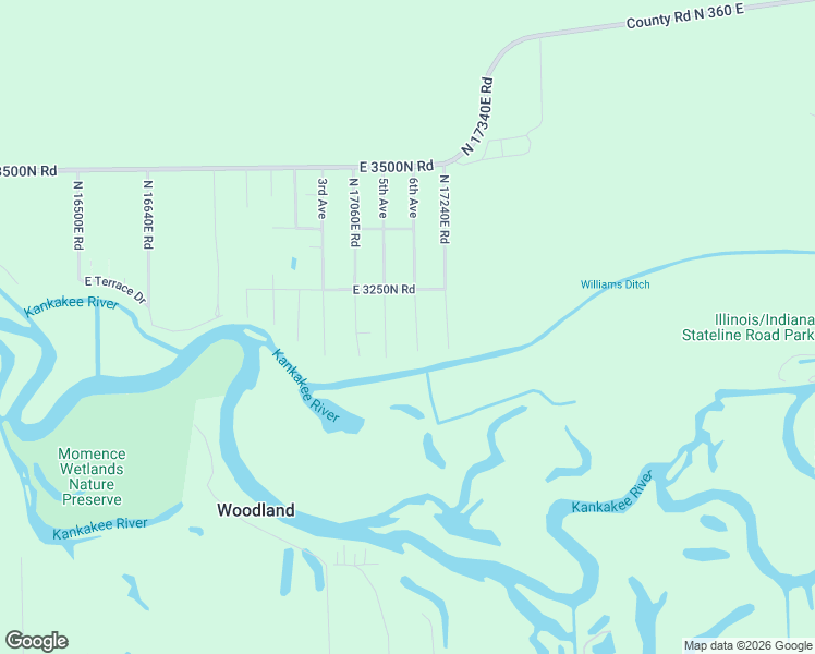 map of restaurants, bars, coffee shops, grocery stores, and more near 3205 5th Avenue in Momence