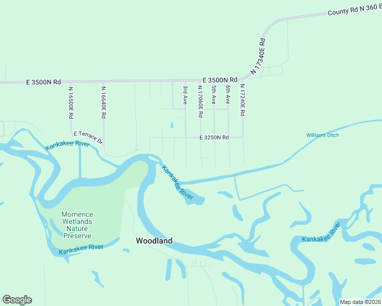 map of restaurants, bars, coffee shops, grocery stores, and more near 3195 3rd Avenue in Momence