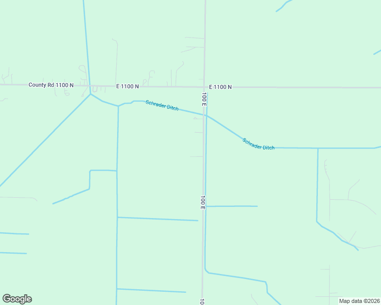 map of restaurants, bars, coffee shops, grocery stores, and more near 10790 North County Road 100 East in Wheatfield