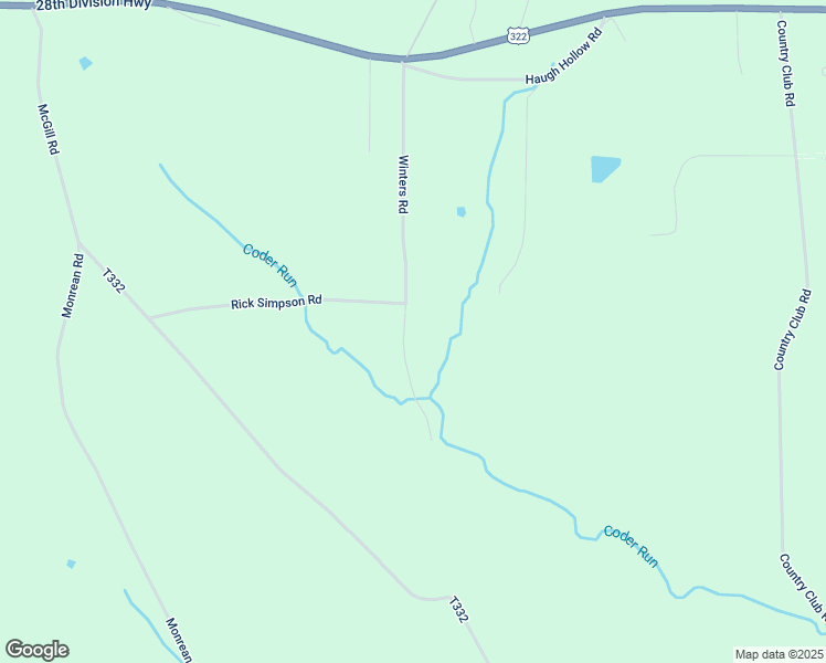 map of restaurants, bars, coffee shops, grocery stores, and more near 539 Winters Road in Brookville