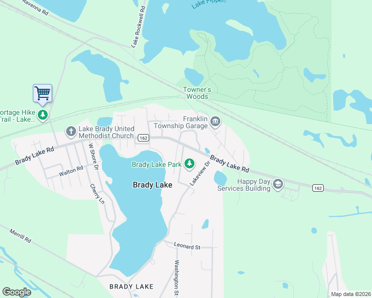 map of restaurants, bars, coffee shops, grocery stores, and more near 6568 Crescent Lane in Kent