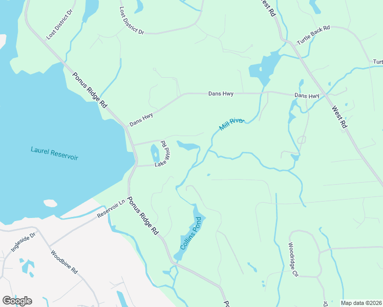 map of restaurants, bars, coffee shops, grocery stores, and more near 75 Lake Wind Road in New Canaan
