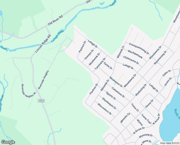 map of restaurants, bars, coffee shops, grocery stores, and more near 30 Paxinos Dr in Pocono Lake