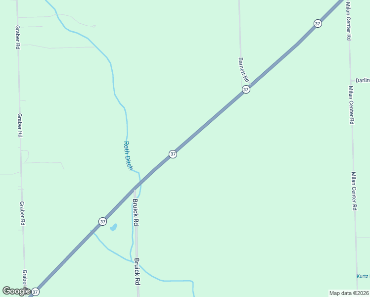 map of restaurants, bars, coffee shops, grocery stores, and more near 14106 Indiana 37 in New Haven