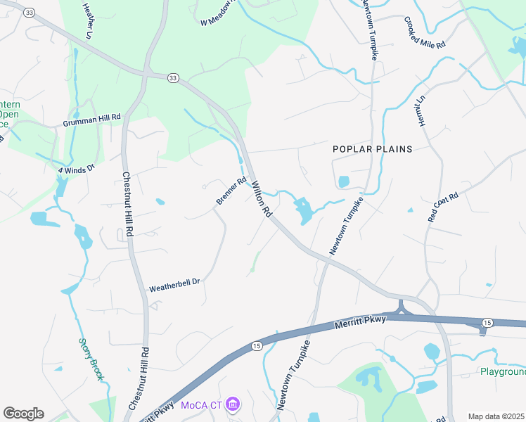 map of restaurants, bars, coffee shops, grocery stores, and more near 361 Wilton Road in Westport