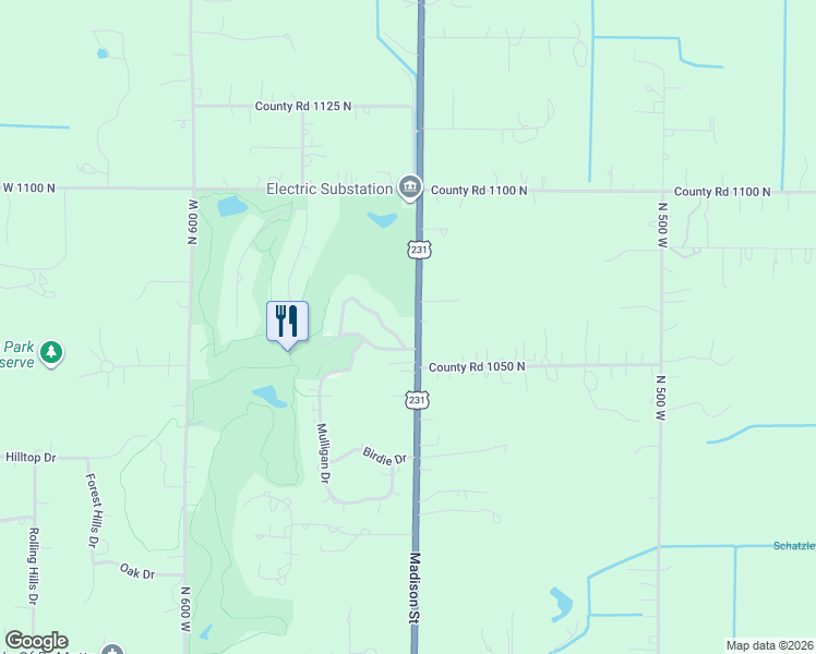 map of restaurants, bars, coffee shops, grocery stores, and more near 5550 Fountain View Dr in Wheatfield