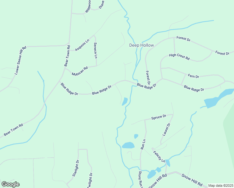 map of restaurants, bars, coffee shops, grocery stores, and more near 5110 Oak Lane in Monroe County