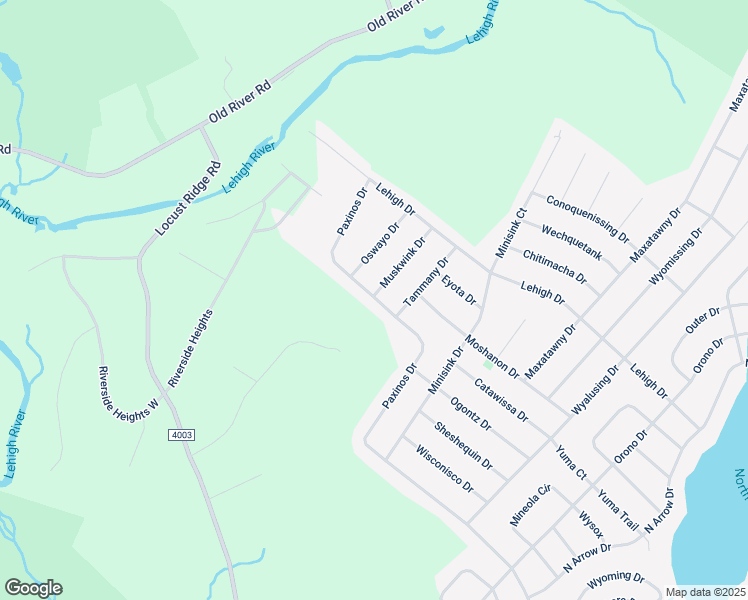 map of restaurants, bars, coffee shops, grocery stores, and more near 30 Paxinos Drive in Monroe County