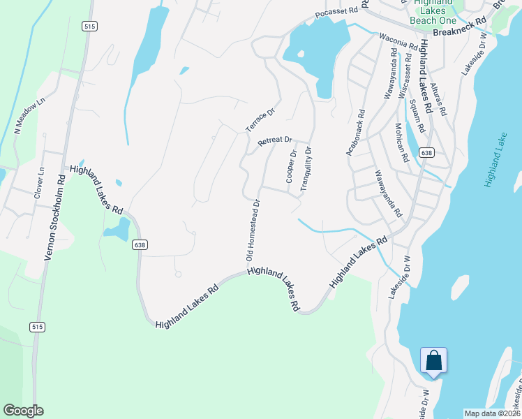 map of restaurants, bars, coffee shops, grocery stores, and more near 544 Old Homestead Drive in Sussex County