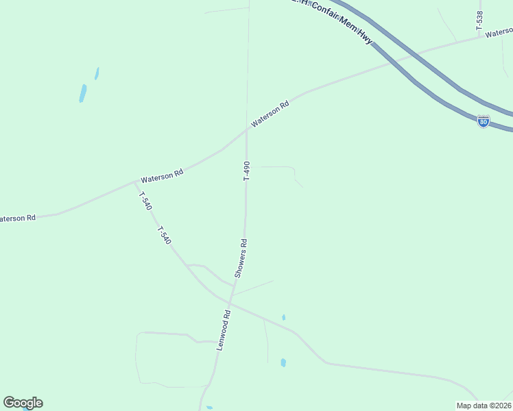 map of restaurants, bars, coffee shops, grocery stores, and more near 324 Showers Road in Clarion