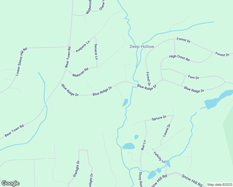 map of restaurants, bars, coffee shops, grocery stores, and more near 5110 Oak Lane in Monroe County