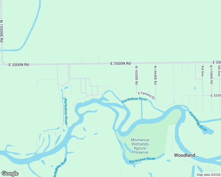 map of restaurants, bars, coffee shops, grocery stores, and more near 16424 East Country Club Drive in Momence