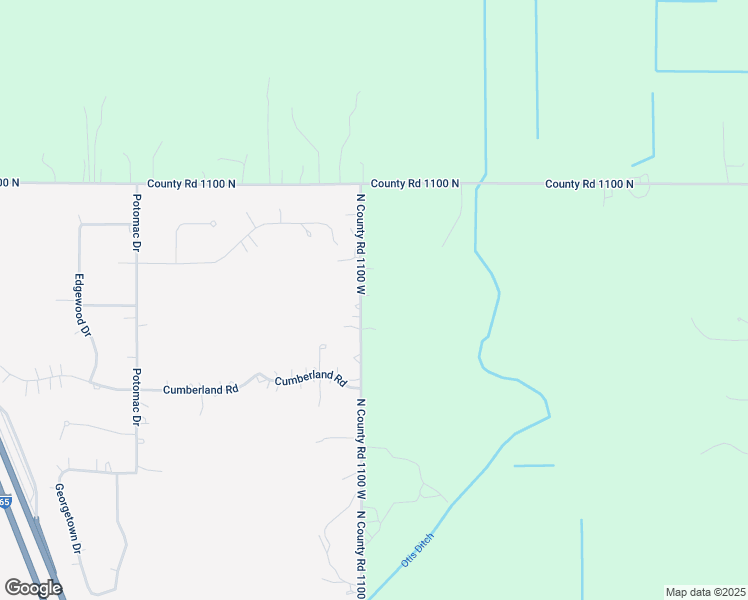 map of restaurants, bars, coffee shops, grocery stores, and more near 10653-10717 County Road 1100 in De Motte