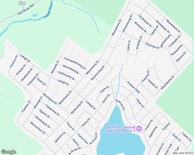 map of restaurants, bars, coffee shops, grocery stores, and more near Conoquenissing Drive in Monroe