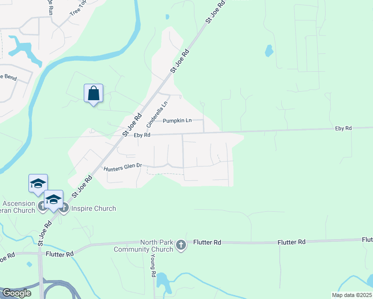 map of restaurants, bars, coffee shops, grocery stores, and more near 9514 Bridgewood Place in Fort Wayne