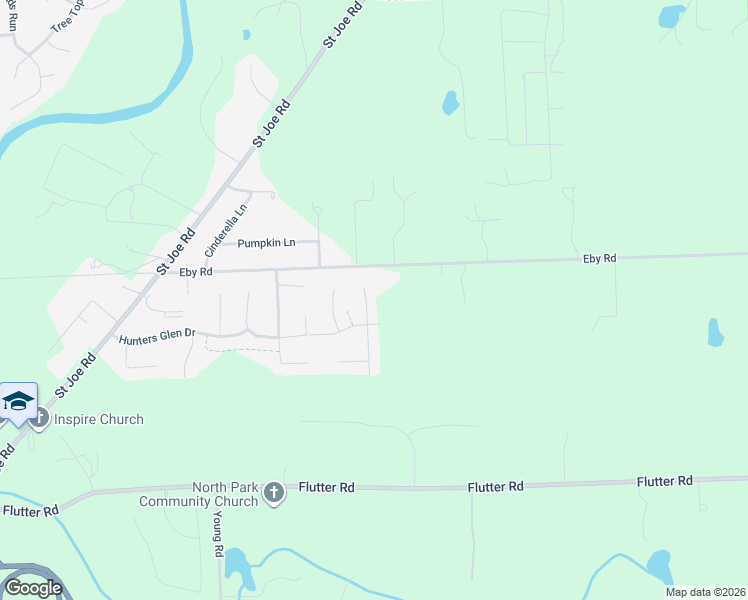 map of restaurants, bars, coffee shops, grocery stores, and more near 9520 Woodsmill Run in Fort Wayne