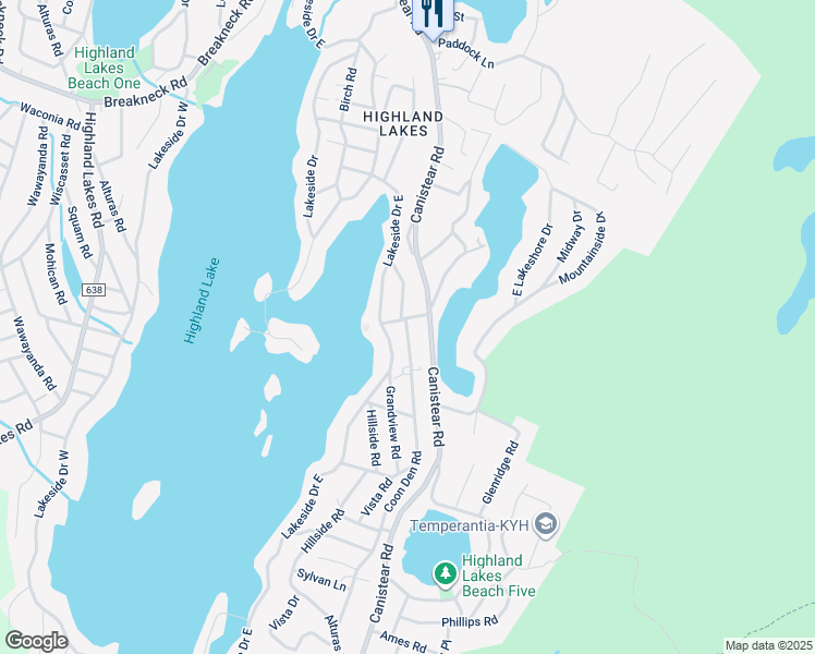 map of restaurants, bars, coffee shops, grocery stores, and more near 1108 Lakeside Drive East in Sussex County