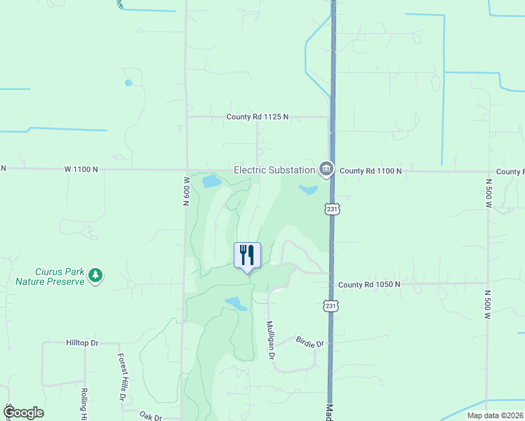 map of restaurants, bars, coffee shops, grocery stores, and more near 5662 Fountain View Dr in De Motte