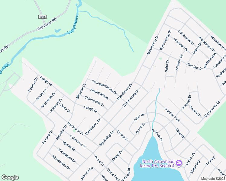 map of restaurants, bars, coffee shops, grocery stores, and more near Conoquenissing Drive in Monroe