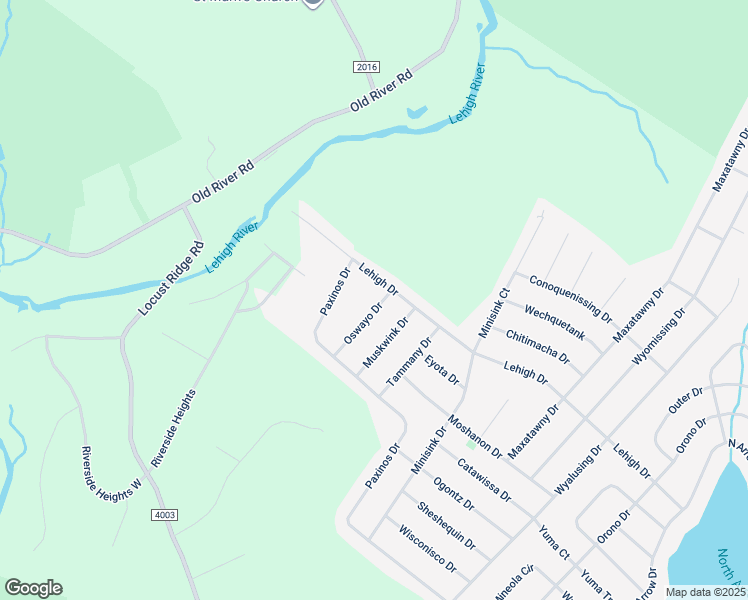 map of restaurants, bars, coffee shops, grocery stores, and more near 108 Oswayo Drive in Monroe County