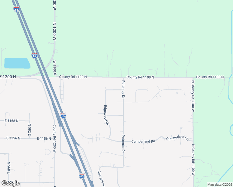 map of restaurants, bars, coffee shops, grocery stores, and more near 11535 Sandhill Trail in De Motte