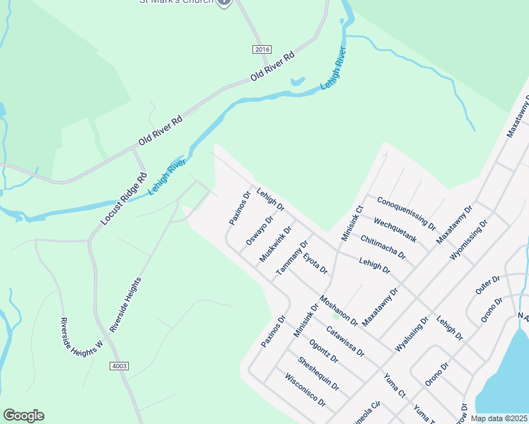 map of restaurants, bars, coffee shops, grocery stores, and more near 108 Oswayo Drive in Monroe County