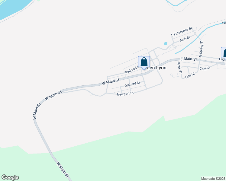 map of restaurants, bars, coffee shops, grocery stores, and more near 87 Orchard Street in Glen Lyon